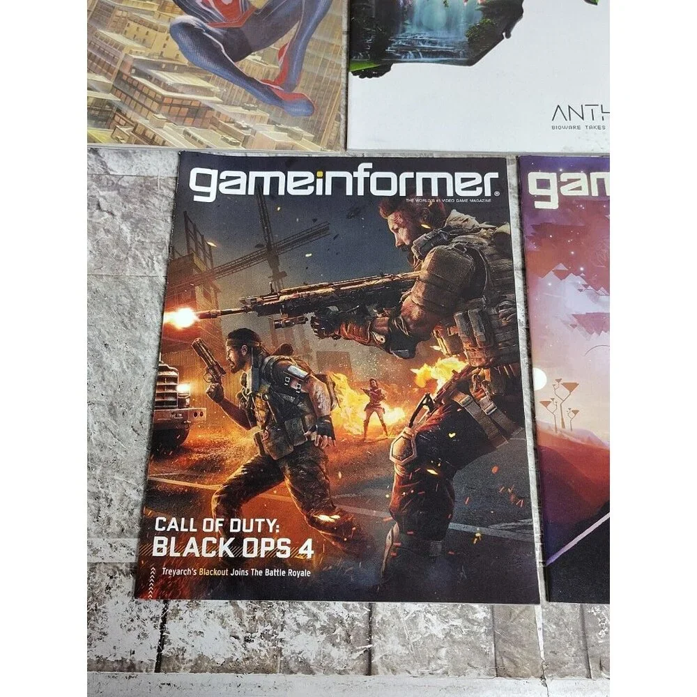 Lot Of 5 Game Informer Magazine Issues 301-303-305-306-307